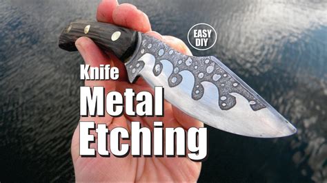 making art with sheet metal and acid|acid etching knife template.